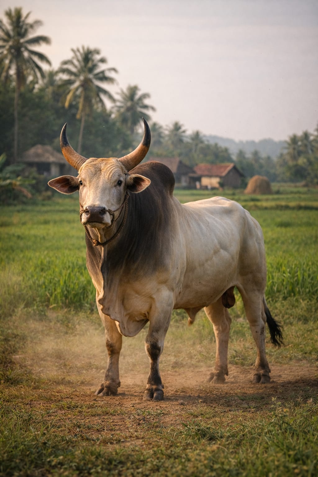 Powerful Jallikattu bull representing Tamil heritage